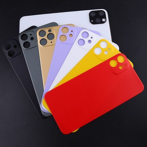 product_image_name-Generic-Newest Seconds Change Back Gl For IPhone X XS MAX XR To 11 Pro 11 PRO MAX With Camera Lens Sticker Modified Camera Back Cover(BLACK]-2