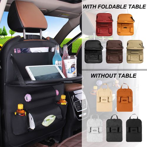 Generic Car Back Seat Organizer Multi-pocket Holder Travel Storage