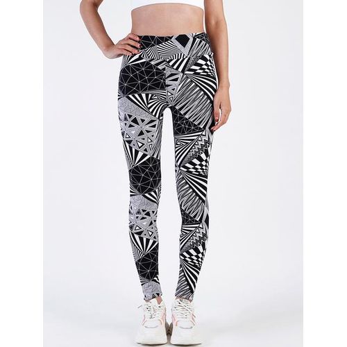 Women's Fashion Printed Workout Leggings Fitness Sports Gym Running Yoga  Athletic Pants 