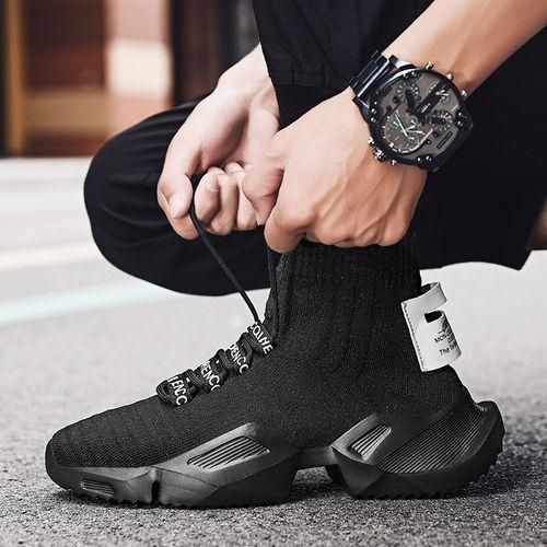 Fashion 2020 Men Ins Hightop Sneakers Flying Knit Socks Shoes Jumia Nigeria
