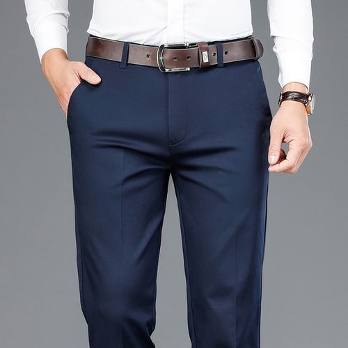 Ted Baker | Slim Fit Blue Panama Suit Trousers |The Shirt Store