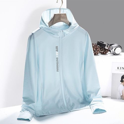 Generic Quick-Drying Sun-Protective Clothing Men's Summer Women's UV-Proof  Air Conditioning Jacket Couple Fishing Cycling Travel Wind Shield