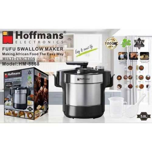 Hoffmans 6L Automatic Fufu & Swallow Maker (Model HM-8870)