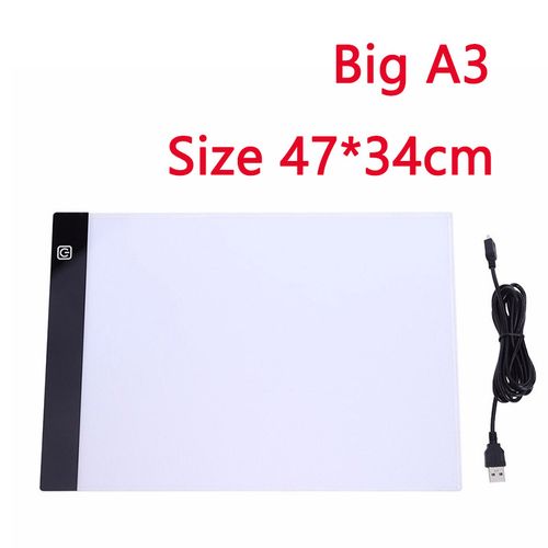A3/A4/A5 Three Level Dimmable Led Light Pad Drawing Board Pad Tracing Light  Box Eye Protection Easier for Diamond Painting - AliExpress