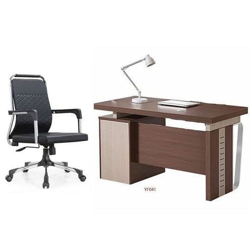 product_image_name-Generic-A Set Of Office Table With Office Swivel Chair-1