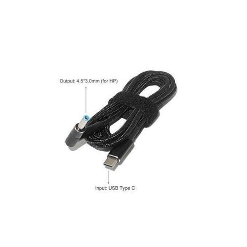 Generic H P-USB-C PD 100W 18.5-20V Cable For H P, DELL Laptops (Blue Pin Tiny mouth)