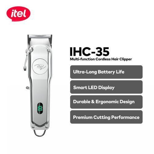 itel Rechargeable Hair Clipper Multi-function Suit- Long Lasting Battery-Cordless Type-C-IHC-35