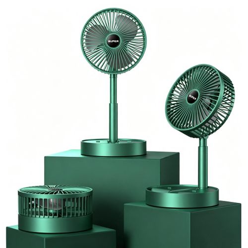 Generic Scalable folding fan with long battery life and USB charging