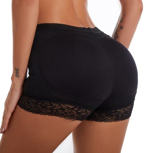 Fashion (Black)Women Booty Pads Panty Lifter Control Panties Fake