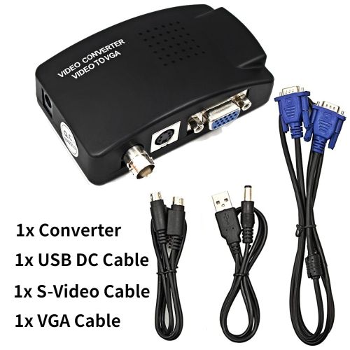 Generic BNC Converter BNC S-Video VGA To VGA HD 1080P Video