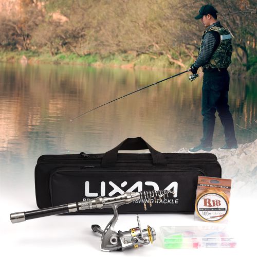 Lixada Telescopic Fishing Rod And Reel Combo Full Kit