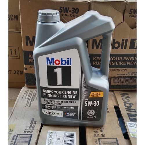 Generic Mobil 1 5W-30 Full Synthetic Extended Performance Motor Oil 5  Liters