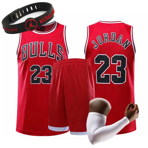 Throwback Chicago Bulls Michael Jordan 23 Nba Split Edition Red Black Jersey  Inspired Style Polo Shirt All Over Print Shirt 3d T-shirt - Teeruto