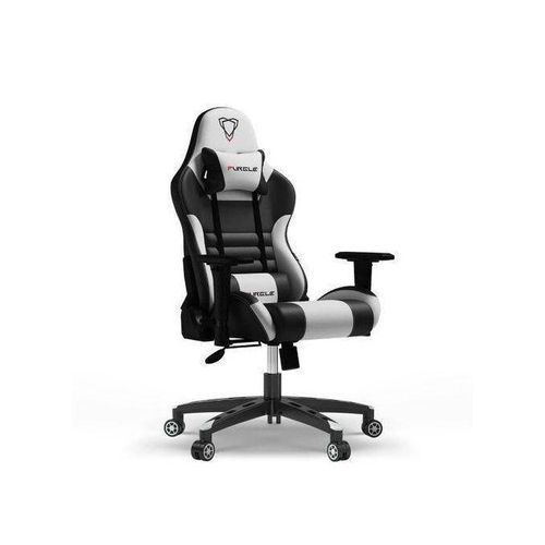 Generic Office/Gaming Chair With Table For Laptop/desktop- Black & White - image 2