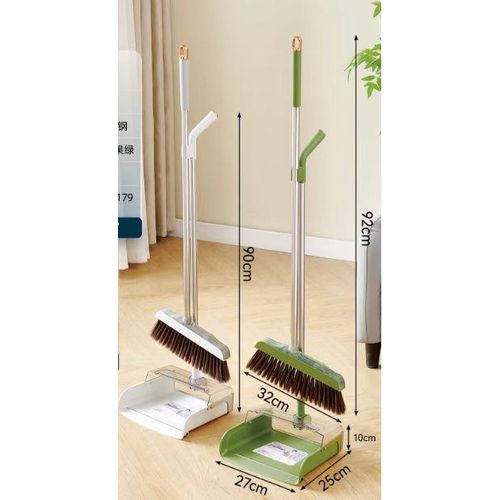 Generic Dustpan/Long Packer & Brush Set of Handled Broom and Packer