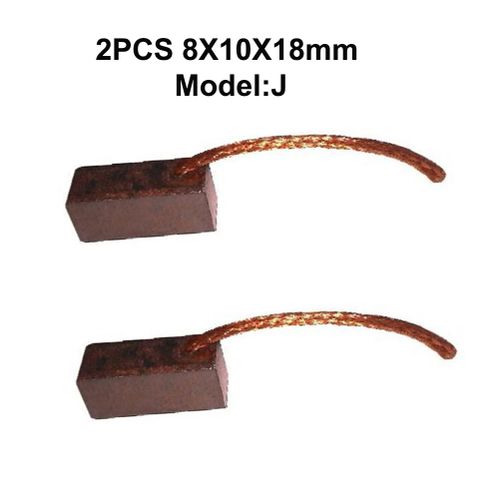 2pcs Carbon Brushes 5x8x12mm Spare Parts For Black Decker Angle