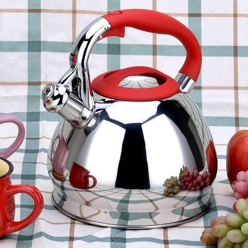 Whistling Tea Kettle for Stovetop, 3L Stainless Steel Tea Pot with