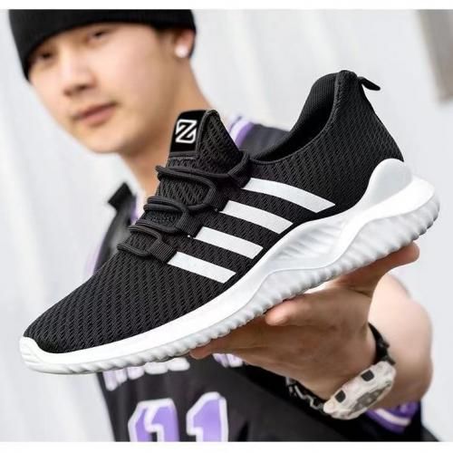 product_image_name-Fashion-2022 Mens Sneakers - Casual Warrior Shoes - Black-1