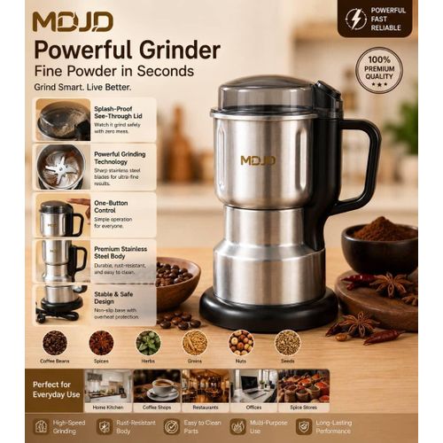 Generic MDJD power grinder for coffee, herbs, spice, grains ,nuts and seeds.