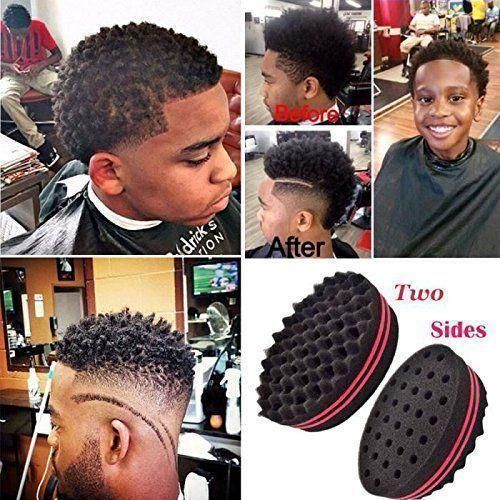 Generic Twist Hair Sponge Brush Curl, Dreadlock Afro Braid Coil Wave - image 2