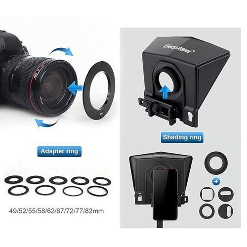 product_image_name-Generic-DESVIEW T2 Teleprompter For Smartphone/Tablet/DSLR-2