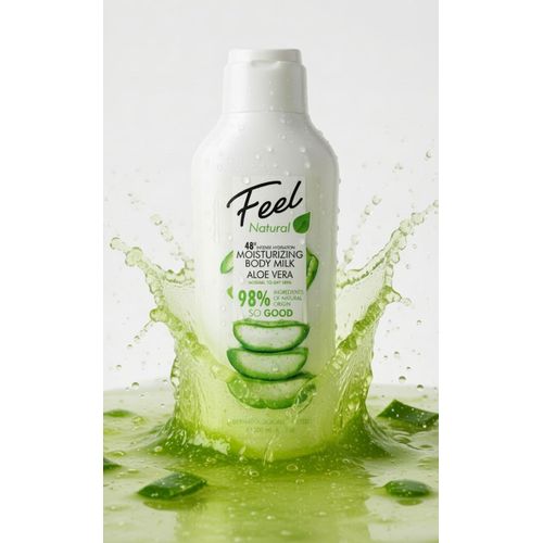 Feel Dermatologically Tested Natural ALOE VERA Body Milk