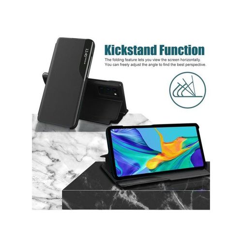 product_image_name-Samsung-Galaxy A70 Quality Genuine Leather Flip Cover-2