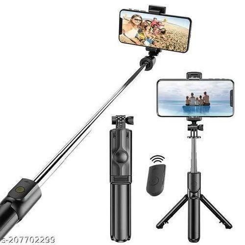 Generic R15 Selfie Stick Bluetooth Portable Phone Stand Black - image 2