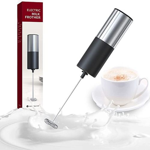 Double Whisk Milk Frother Handheld, Upgrade Motor, High Powered Drink Mixer  for Coffee, Foam Maker for Matcha and More