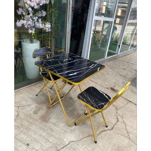 Laptop folding table on sale and chair