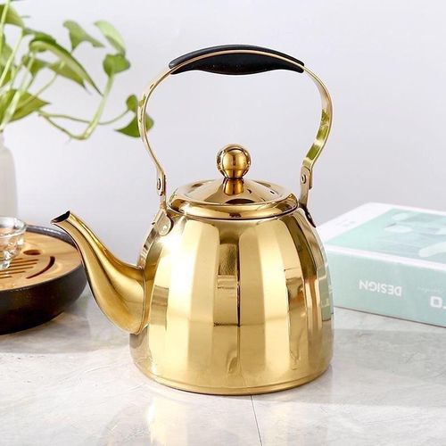 Generic Stainless Steel Golden kettle -3l - image 2