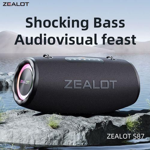 product_image_name-Zealot- S87 Super Bass 80W Bluetooth Speaker With 16000mAh Battery-2