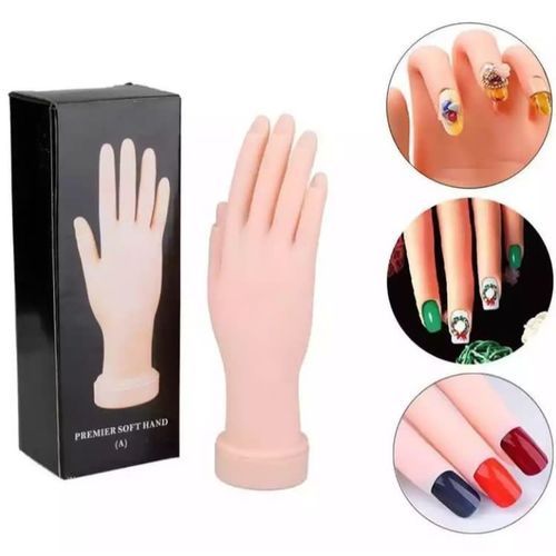 Manicure Practice Hand Model Fake Nail Art Training Model Nail Display  Supply - Walmart.com