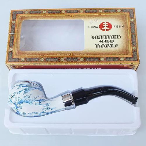 Generic Refined & Noble-Vintage-Porcelain-Smoking Pipe - image 4