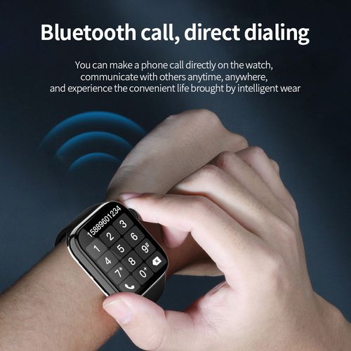 product_image_name-Generic-Smart Watch Women Sports Men Smartwatch Ladies Bluetooth Call Waterproof Wireless Charging HD Screen-2