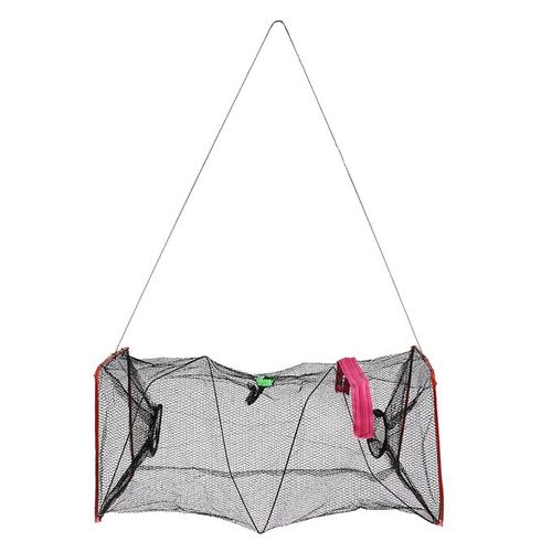 Generic Portable Crawfish Nylon Trap Net Shrimp Pot Network Cage