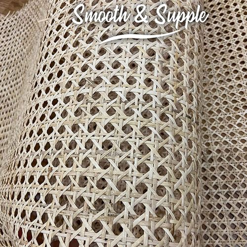 LUSYDECO 24 Width Rattan Webbing for Caning Projects - Natural Pre