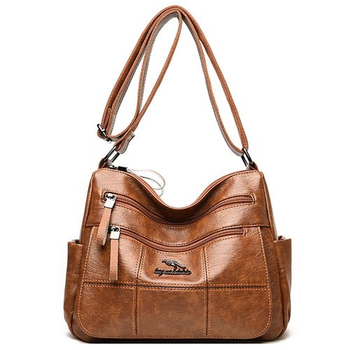 Women Leather Handbag Purse Top Handle Crossbody Shoulder Bag Lady Cowhide Mini Tote Bags