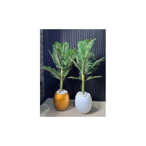Generic Beautiful Palm Decorative Flower With Vase