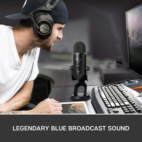 Blue Microphones Yeti - Microphone - USB - blackout 