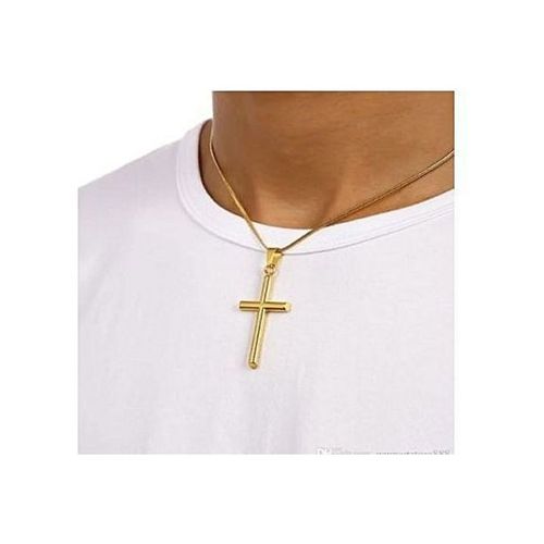 product_image_name-Fashion-Rommanel Tiny Chain With Cross Pendant-1
