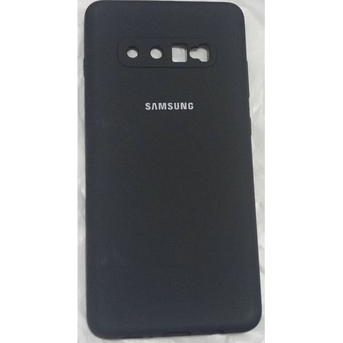 product_image_name-Samsung-Galaxy S10+ Silicone Back Case - Black-1