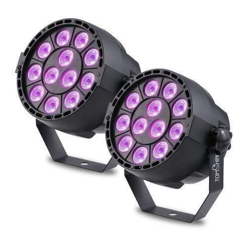 Generic Super 15W 12 LEDs UV Stage Par Light AC110V-220V Support 2pcs