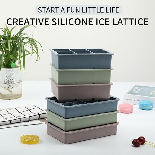 Cool Ice Cup Making Household Silicone Ice Lattice With Lid