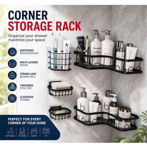 Generic 5-in-1 Multipurpose Corner Storage Rack