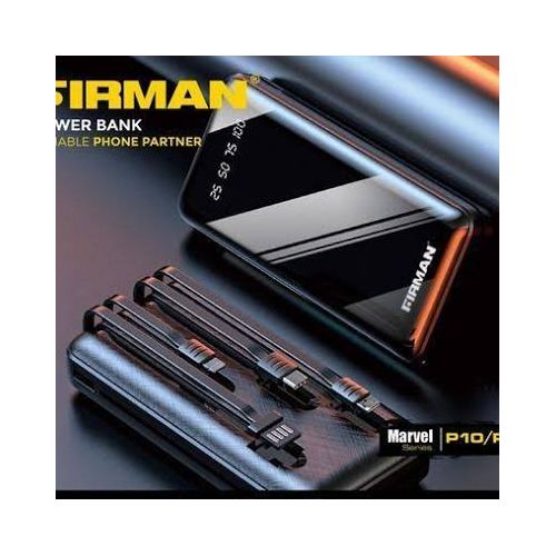 Firman 15000MAH Power Bank Black