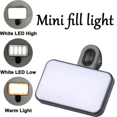 Generic Portable Mini LED Cube Influencer Light For Selfie & Video Recording - 3 Color Fill Light - image 6