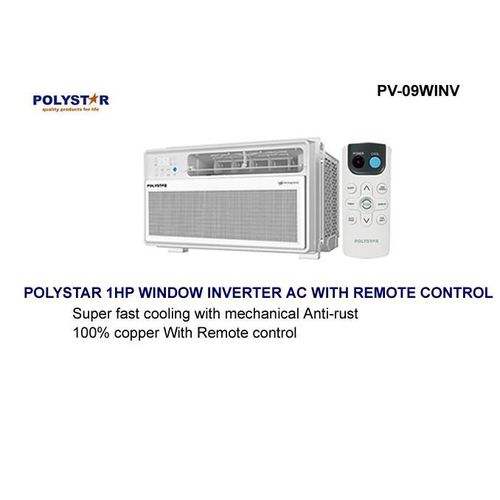 product_image_name-Polystar-1 HP INVERTER WINDOW AIR CONDITIONER WITH REMOTE CONTROL-1