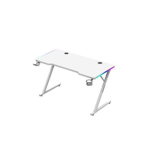 Generic Executive Office Gaming Chair + Gaming Desk_ PINK/WHITE - image 3