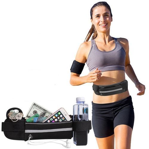 Generic Running Waist Packs Bag Waterproof Sports Belt Pouch Waist